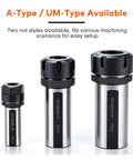 Heavy Duty Er Collet Chuck Extension Holder For Milling Machine Lathe And High Speed Cnc Cutting Tool, three sizes available.