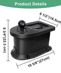 Slick Universal Golf Cart Ball Washer And Club Cleaner Kit With Tough Nylon Strands, dimensions 10 5/8" x 6 1/2" x 8 3/4" for easy attachment.