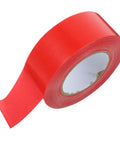 Heavy Duty Outdoor Seam Tape For Plumbing Leaks And Weatherproofing Sealant Duct Tape Repair Tape Leak Stop Tape For Pipes Hoses Roofs And Appliances Flexible All Purpose Tape in red, rolled out to show texture and color.