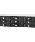 Heavy Duty 2U Rackmount JBOD Array 12 Bay SATA Storage Box With USB4 40Gbps Type C Port, front view showcasing drive bays.