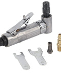 Heavy Hit Industrial 90 Degree Air Die Grinder Pneumatic Right Angle Grinding Machine With Copper Motor components with wrenches and fittings.
