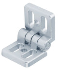 Heavy Duty Zinc Alloy T Slot Aluminum Extrusion Door Hinges 4 Pack For 4040 And 1515 Profiles With Smooth Swing Spray Paint Finish