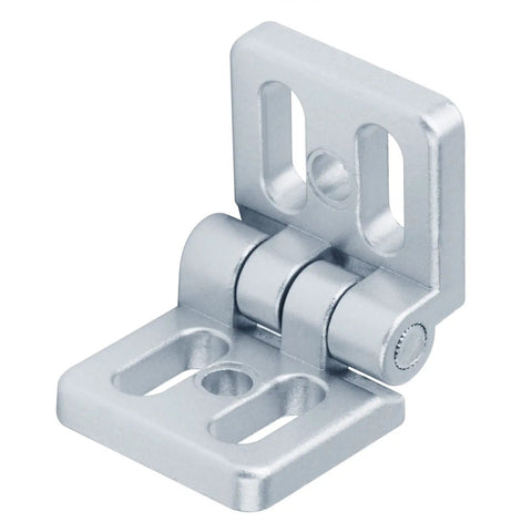 Heavy Duty Zinc Alloy T Slot Aluminum Extrusion Door Hinges 4 Pack For 4040 And 1515 Profiles With Smooth Swing Spray Paint Finish