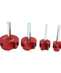 Go To Four Piece PVC Pipe Reamer Tool Set For Schedule 40 Plastic Pipes Fits 1/2 Inch Drill Includes 1 Inch 1-1/4 Inch 1-1/2 Inch And 2 Inch Reamers