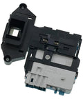 Front Load Washer Door Lock Latch Switch Assembly EBF49827801 Fits LG Washers, black plastic and metal replacement part