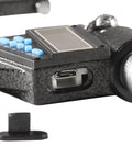 Close-up of Seven Key Pro Grade Electronic Digital Micrometer Waterproof With Large Display Auto On Off 50 To 75 mm Range USB port