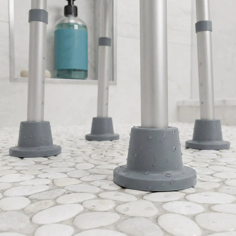 Heavy Duty Rubber Replacement Feet For Bath Chairs And Shower Benches Non Slip Grip 28.5mm Hole on wet floor