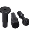 Pro Grade 3 Piece M10 Angle Grinder Rotary Sphere Burr Bit Set For Fast Wood Carving And Smooth Polish On Plastic Or Fiberboard Built Tough With Alloy Steel, three burr bits showing varied shapes.