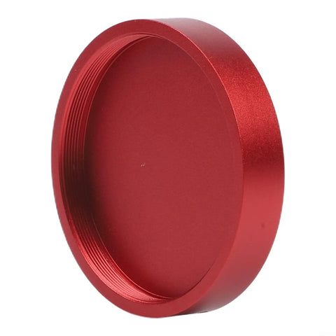 Rugged CNC Anodized Aluminum Telescope Dust Cover With Red And Black Protective Cap For Camera Lenses And Focusing Mounts Built To Last Rust Free