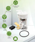 Electric Fuel Pump Module Assembly For 2003 2004 Toyota Corolla Matrix And Pontiac Vibe 1.8L L4 Engines Replacement Pump side view