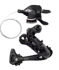 Heavy Duty Beefy 10 Speed Right Shift Lever Set for Mountain Bikes with Direct Mount Rear Derailleur, durable black design