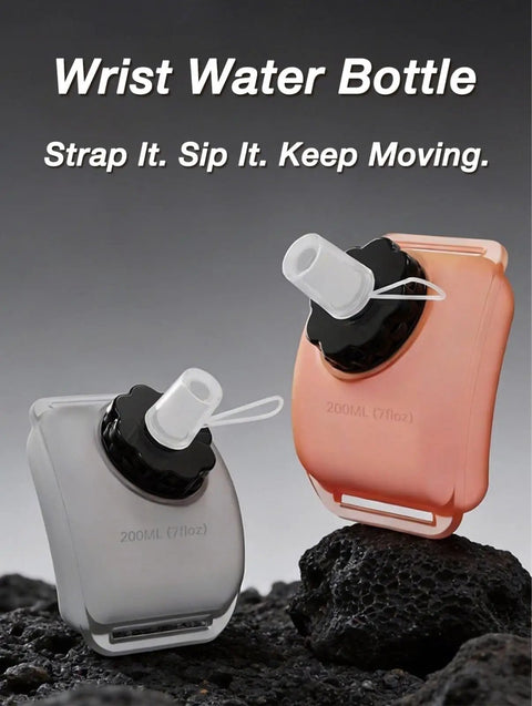 Wearable Wrist Hydration Bottle For Runners And Outdoor Folks Lightweight 100 500ml Silicone Water Bag Hands Free Hydration