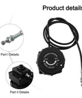 Fine Tuned Resistance Rotary Adjuster For Exercise Bike With Eight To Ten Gear System And Cable Metal Replacement Part