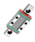 9Mm Linear Rail Mini Bearing Steel Rail And Slide Block Set With 55Mm Length Built To Last Four Point Load Bearing System front view