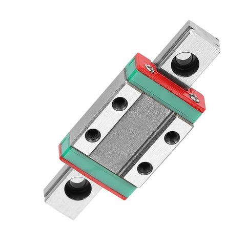 9Mm Linear Rail Mini Bearing Steel Rail And Slide Block Set With 55Mm Length Built To Last Four Point Load Bearing System front view