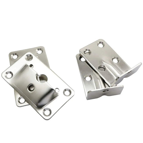 Built Tough Pair Of 304 Stainless Steel Removable Table Brackets With Chrome Coated Support Rods Dead Simple For Boat Rv Camper Van Galley Space Saving Easy Slide In Out Storage