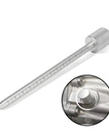 Chrysler Transmission Dipstick For 6F24 And 948TE Auto Transmissions, Compatible With Dodge Dart Fiat 500 Jeep Cherokee Compass Patriot, Easy Oil Level Check And Accurate Read, Model 10323A, showing aluminum gauge with measurements and close-up of handle