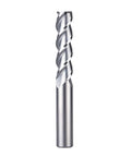 SpeTool 3-flute carbide end mill, aluminum-cutting upcut bit, 1/2 in shank, 4 in length