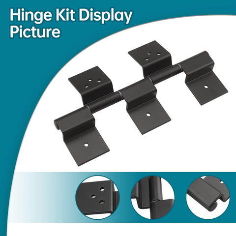 Entry Door Replacement Hinge Kit For RV And Camper Friction Door Hinge Set Two Piece Display