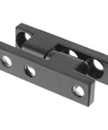 Heavy Duty Black Barrel Style Detachable Cabinet Hinges With Zinc Alloy Build, Integrated Lock Mechanism, And Mounting Holes close-up