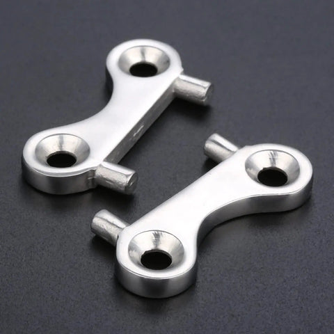 Two Pack Boat Gas Cap Key Made From 316 Stainless Steel Marine Replacement Key For Fuel Water Tank Fits Most Boats And Yachts Durable Rust Resistant Go To Gear For Long Lasting Rugged Performance on black background