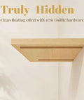 Straight Up Heavy Duty Floating Shelf Brackets For A No Sweat Diy Upgrade Includes Hidden Wall Mount Hardware Kit With Pro Jig To Build Custom Eight Inch Boards and clean floating wooden shelf.