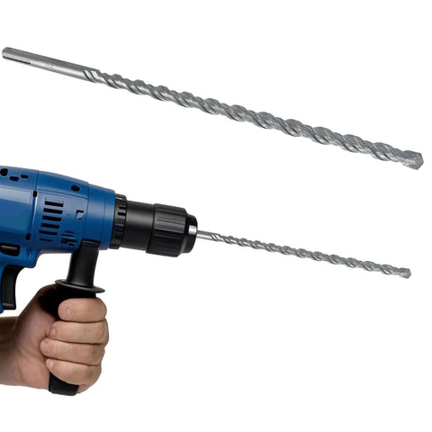 OSVJE 2-pack SDS Plus rotary hammer drill bits, 1/2 in x 12 in, carbide-tipped masonry bits