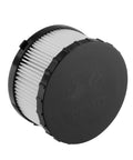DC5151H Replacement Vacuum Filter For DC515 And DCV517 Wet Dry Vacs Washable Pleated Filter black plastic end cap view