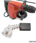 Heavy Duty 4 Piece Carbon Motor Brushes Replacement 326795 Compatible With Hilti TE 7C Power Tool Direct OEM Alternative Easy Install