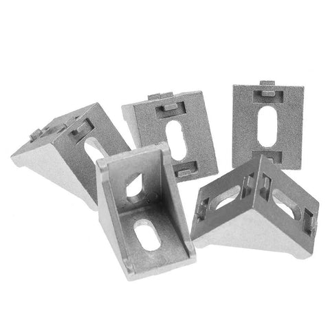 25 Pack 4040 Aluminum L Shape Corner Brackets And Right Angle Braces For 4040 Aluminum Profiles, Beefed Up Joint Reinforcement display.