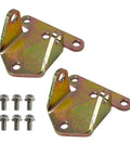 Chevy V8 Small Block Motor Mount Kit, Heavy Duty Steel Fixed Mount With Bolts, 2 Pack for SBC Engines