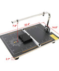 Hot Wire Foam Cutter For DIY Pros with tabletop design, measurement markings, and adjustable cutting arm. Ideal for foam and KT board projects.