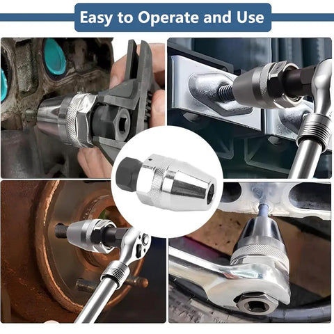 Damaged Bolt And Stud Extractor Tool For Three Eighths Inch Drive Heavy Duty Fits One Quarter To One Half Inch Studs in use