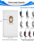 Universal HEPA Cloth Vacuum Bag Set For Sentria Avalir G Series And Diamond Edition Replacement Bags For G3 To G12 205811 205814