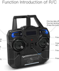 C129 V2 4 Channel RC Helicopter Easy To Fly With 6 Axis Gyro Two Point Four GHz Remote Control Aircraft controller functions