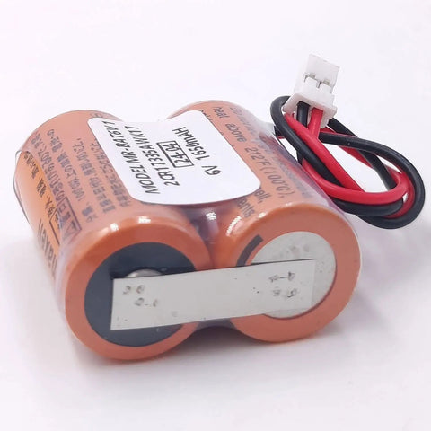 3 Pack 6V 1650mAh MR BAT6V1 Non Rechargeable Battery With Connector For MR J4 Servo Drive M80 CNC PLC System 2CR17335A WK17 Replacement Backup Power Kit