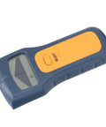 FTVOGUE Wall Scanner Sound Graphic Alarm Depth Position Detection Stud Finder with Double Alert and Wide Application for Metal Wood Wire Live Circuits showing front view with orange button.