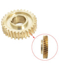 Drop In Replacement Worm Gear Kit With Bearings Races And Spacers For MTD Troy Bilt Horse Tiller 30 Teeth Gear Side View