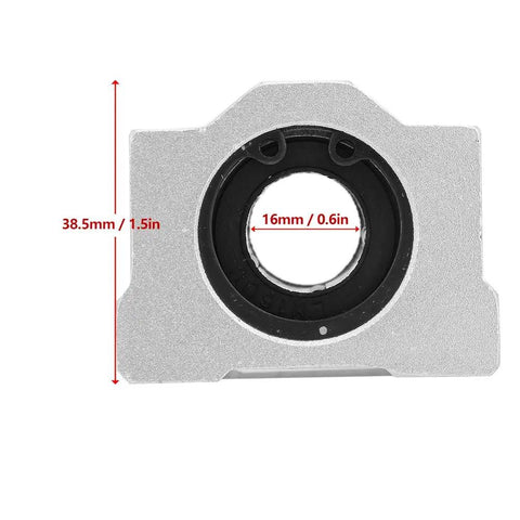 Built To Last Aluminum Slide Block With Smooth Ball Bearing Bushing For Reliable Linear Motion And Dust Resistant Performance On Cnc Gear And Custom Projects That Glides Like Butter Under Heavy Load Conditions, top view.