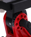 Equatorial Wedge For Telescopes Premium Aluminum Latitude Base With 0 To 90 Degree Tilt Sturdy Red Observatory Mount Detail
