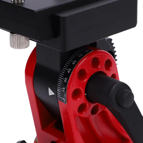 Equatorial Wedge For Telescopes Premium Aluminum Latitude Base With 0 To 90 Degree Tilt Sturdy Red Observatory Mount Detail