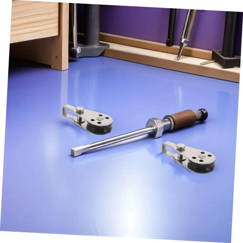Stainless Steel Pulley Block Set With Marine Bearings And Roller Wheel Swivel Hardware For Kayak And Sailboat and handle