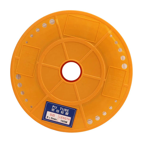 Badass Transparent Air Hose Built For Hardcore Garage Work With High Pressure Pounding Power Using Heavy Duty Polyurethane Material That Will Handle Any Tough Automotive Repair Job Like A Champ. PU tube reel 8x5mm 100m
