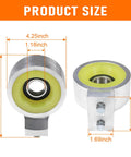 Chevy Impala Driveshaft Carrier Bearing Replacement Kit For 1958 To 1964 And GMC Truck 1963 To 1972 showing product dimensions