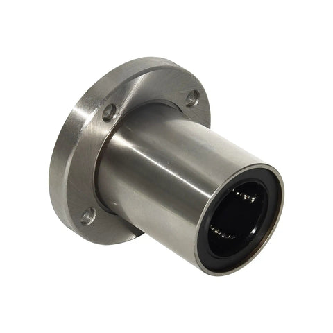 25mm Round Flange Linear Motion Bushing Ball Bearing LMF25UU For CNC And 3D Printer Guides, Carbon Steel Construction With 40mm Outer Diameter