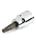 Beefy 3/8 Inch Drive T30 Torx Bit Socket With S2 Steel Bit Press-Fit For A Permanent Slippage-Free Connection No Cam-Out High Torque Fit