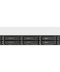 Top Shelf 10 Bay 1U Rackmount NAS With Dual AMD Epyc CPUs U2 U3 NVMe All Flash Storage And Hella Fast 25Gb E Ports, front view.