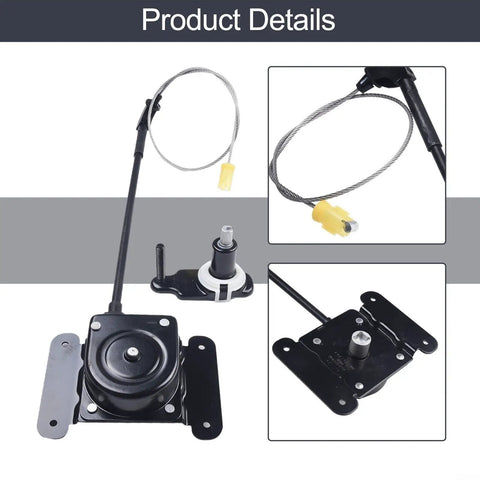 Heavy Duty Spare Wheel Mount Plate Carrier Plus Winch Kit For Ford Transit 2014+ And Transit Custom 2012+ detailed view of winch assembly