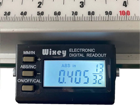 Digital readout display on Heavy Duty Digital Table Saw Fence System built tough with industrial steel and aluminum.