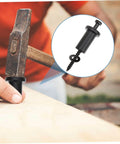 Installation of 4 Set Barn Door Hardware Kit With Sliding Track Spacers And Stoppers Carbon Steel Connectors For Wall Repair And Track Upgrade